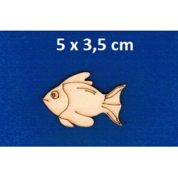 SKLEJKA #3mm Rybka 5cm  ,ryba  5x3,5cm